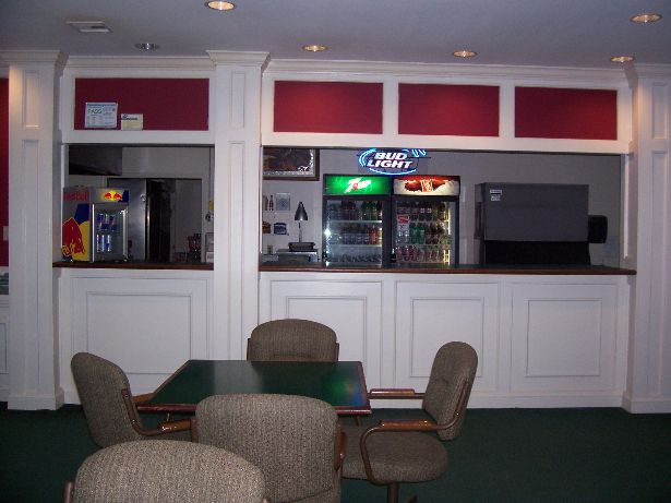 Photo of kitchen and bar